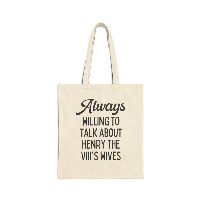 Funny History Tote Bag for History Lover: Henry the 8th's Wives | Cute Tudor History Tote Bag for History Major or Student, British History - Opal and June
