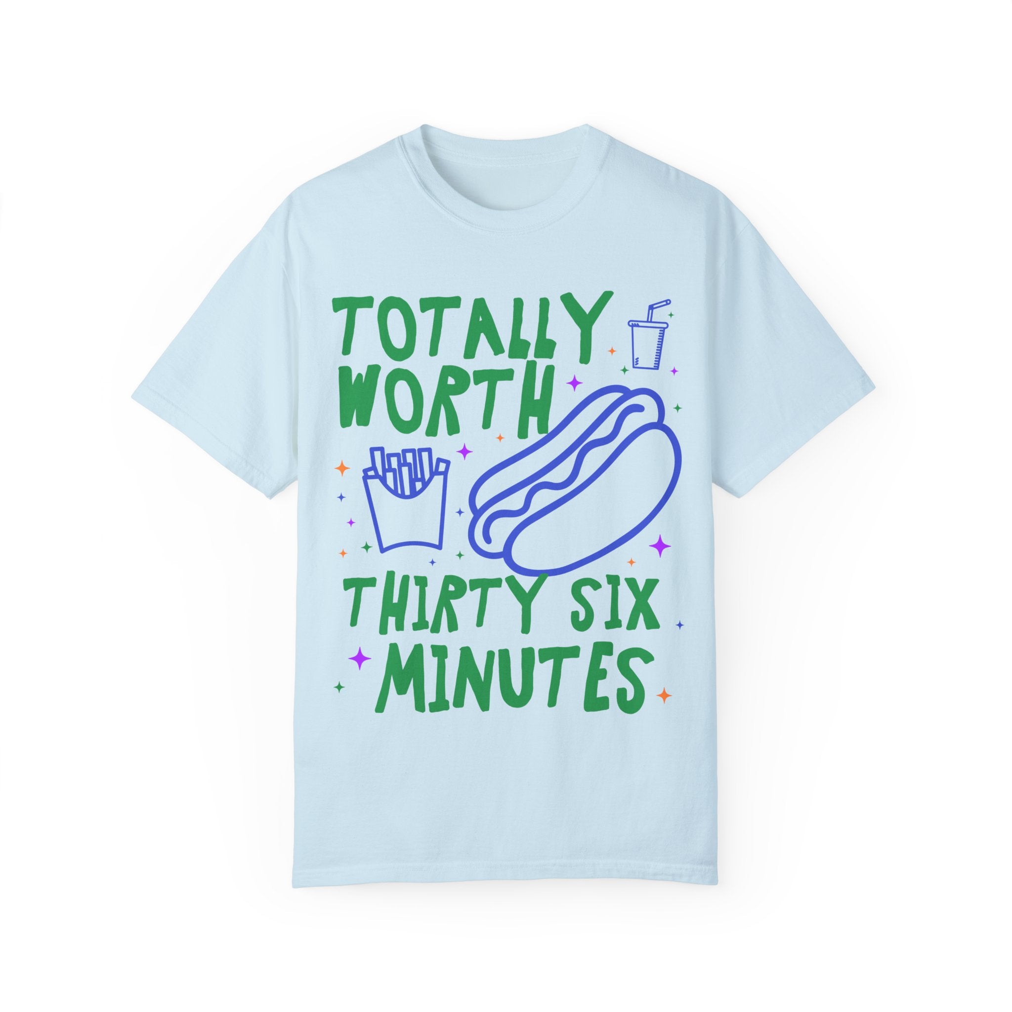 Funny Hot Dog Lover Tee Shirt, Baseball Friend or Dad Who Loves Eating Hot Dogs, Silly Weirdcore Foodie Shirt with Fries, Father's Day Gift - Opal and June