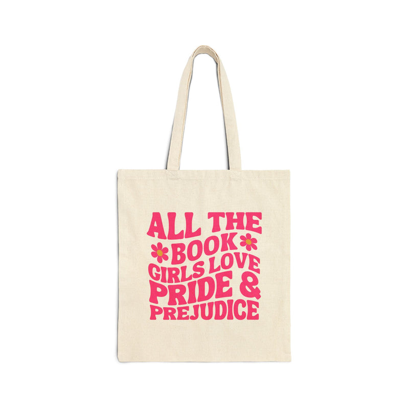 Funny Jane Austen Tote Bag for Reader Who Loves Pride and Prejudice - Opal and June