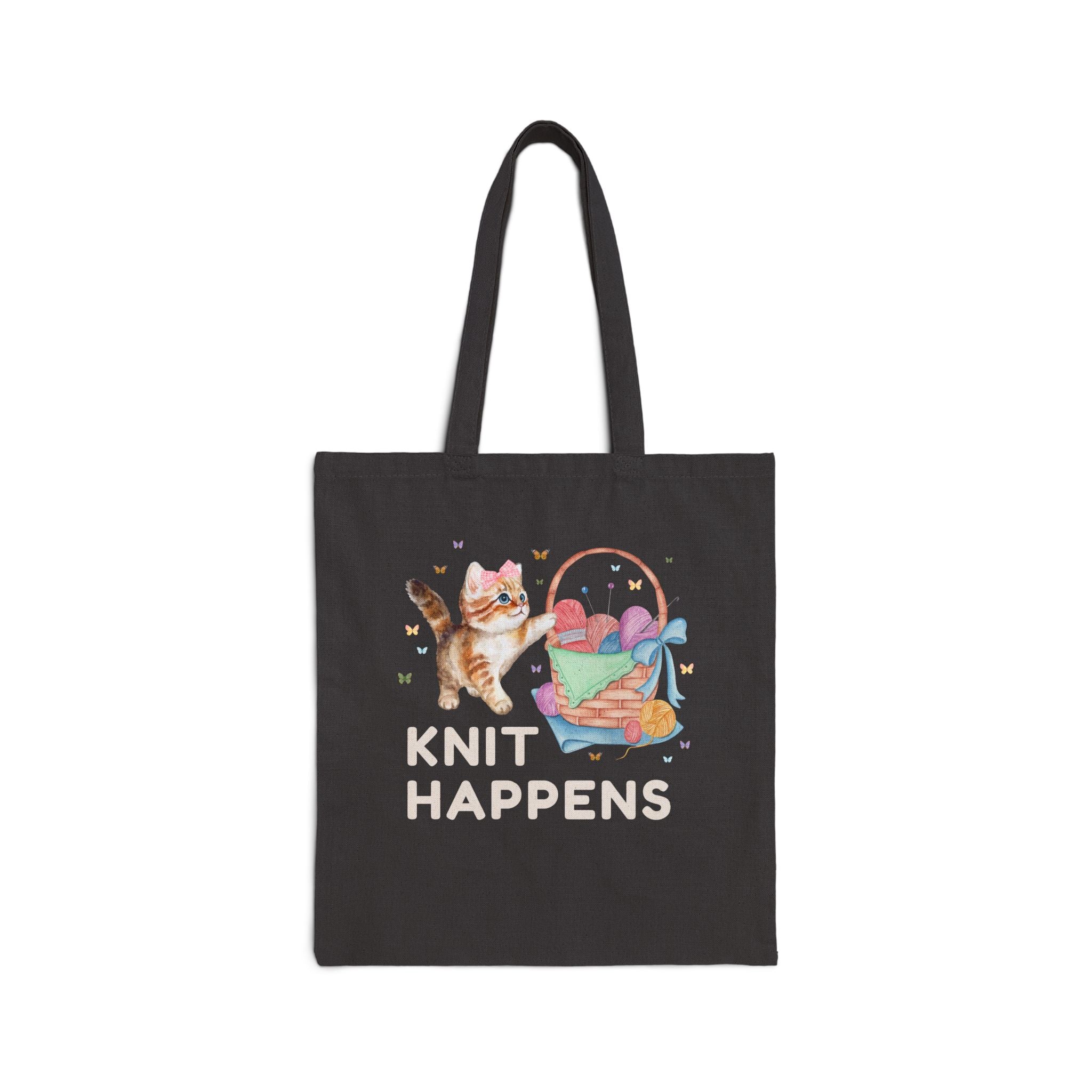 Funny Knit Happens Tote - Opal and June