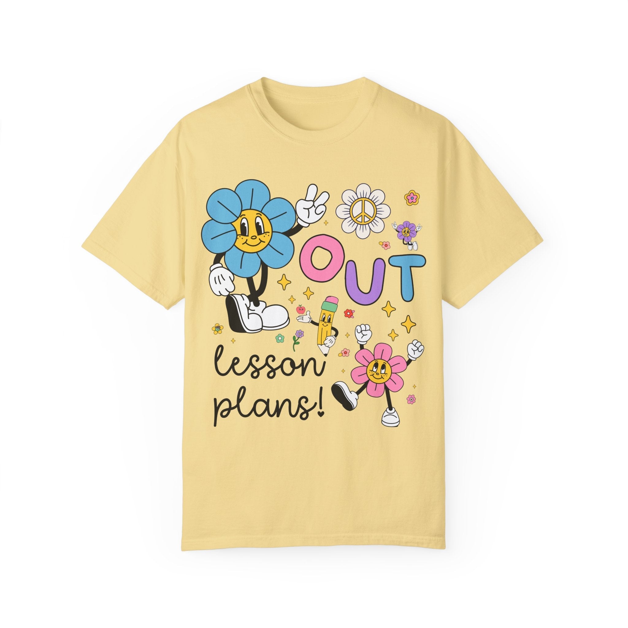 Funny Last Day of School Teacher Tee Shirt: Elementary Education Staff, Kindergarten Teacher Shirt, First Grade Crew, Matching Second Grade - Opal and June