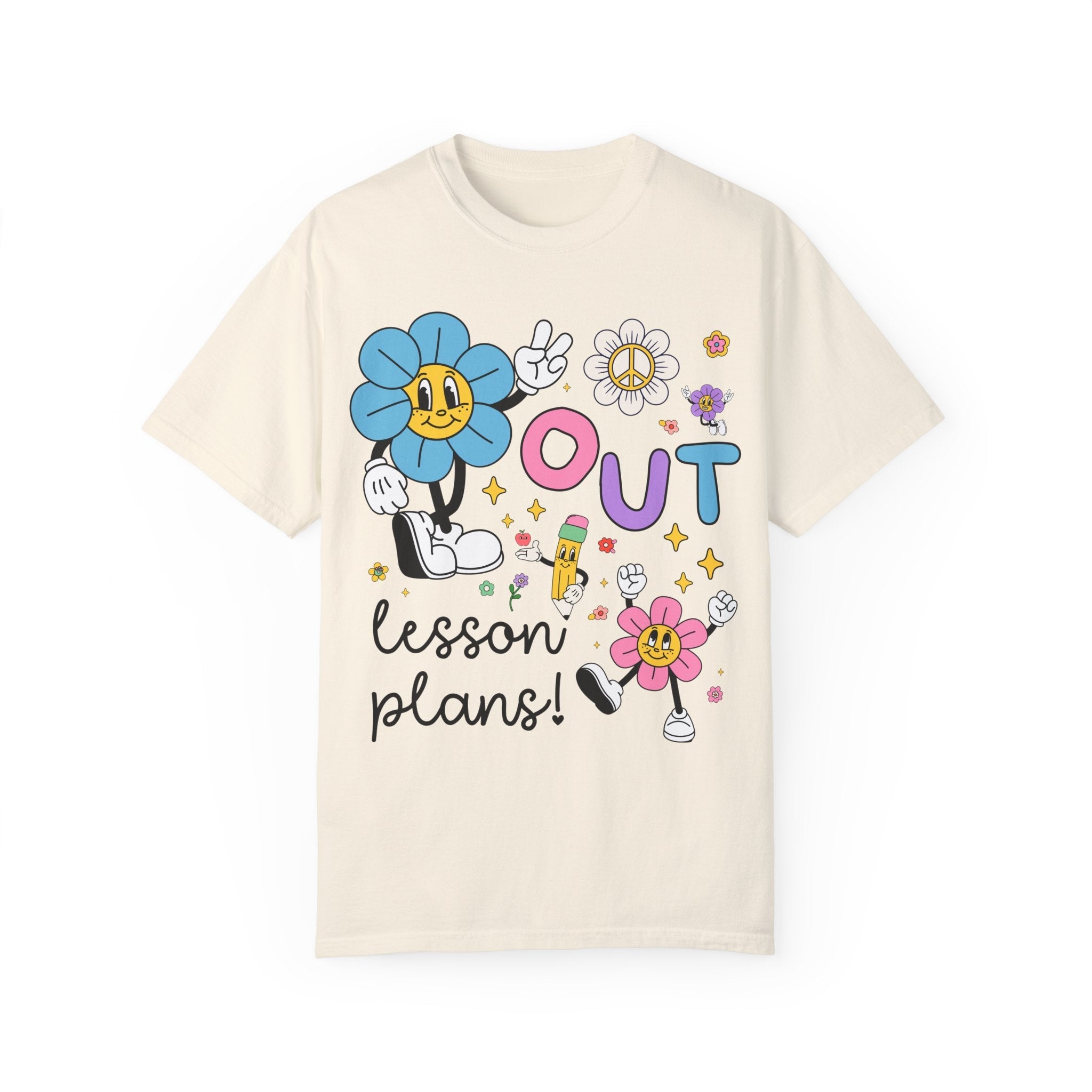 Funny Last Day of School Teacher Tee Shirt: Elementary Education Staff, Kindergarten Teacher Shirt, First Grade Crew, Matching Second Grade - Opal and June