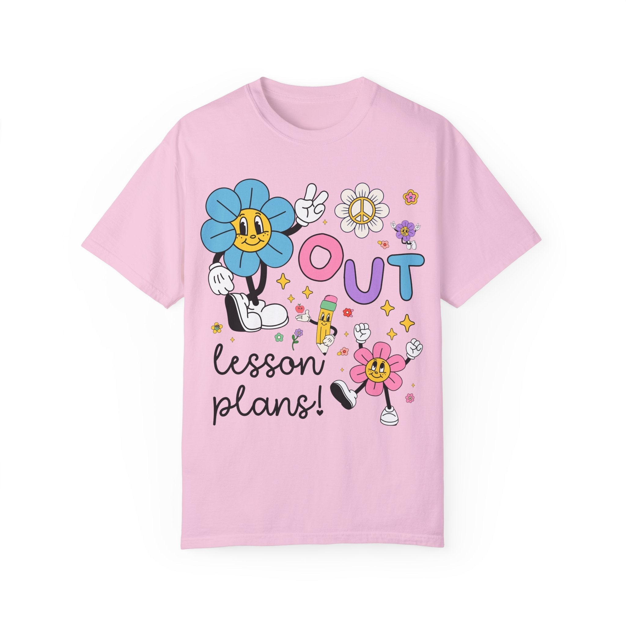 Funny Last Day of School Teacher Tee Shirt: Elementary Education Staff, Kindergarten Teacher Shirt, First Grade Crew, Matching Second Grade - Opal and June