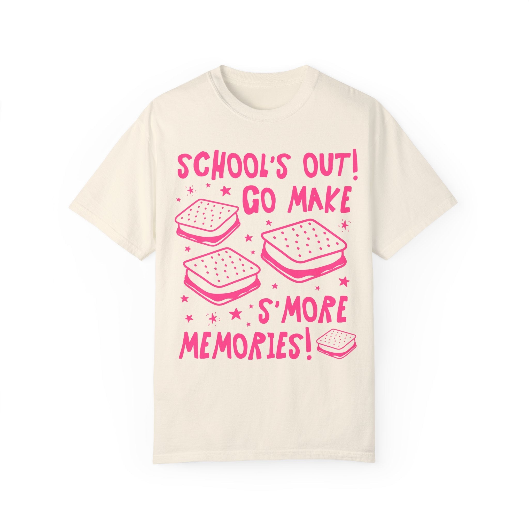 Funny Last Day of School Teacher Tee Shirt, Middle School, High School Teacher Who Loves S'mores or Baking, Funny Saying End of School Tee - Opal and June