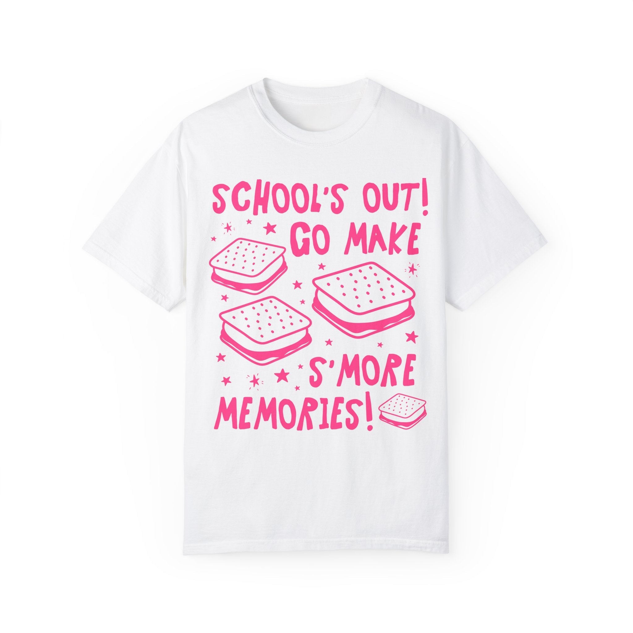 Funny Last Day of School Teacher Tee Shirt, Middle School, High School Teacher Who Loves S'mores or Baking, Funny Saying End of School Tee - Opal and June