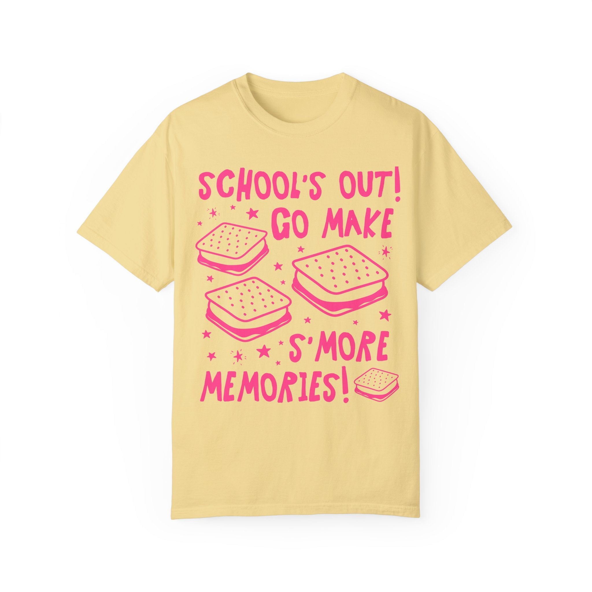 Funny Last Day of School Teacher Tee Shirt, Middle School, High School Teacher Who Loves S'mores or Baking, Funny Saying End of School Tee - Opal and June