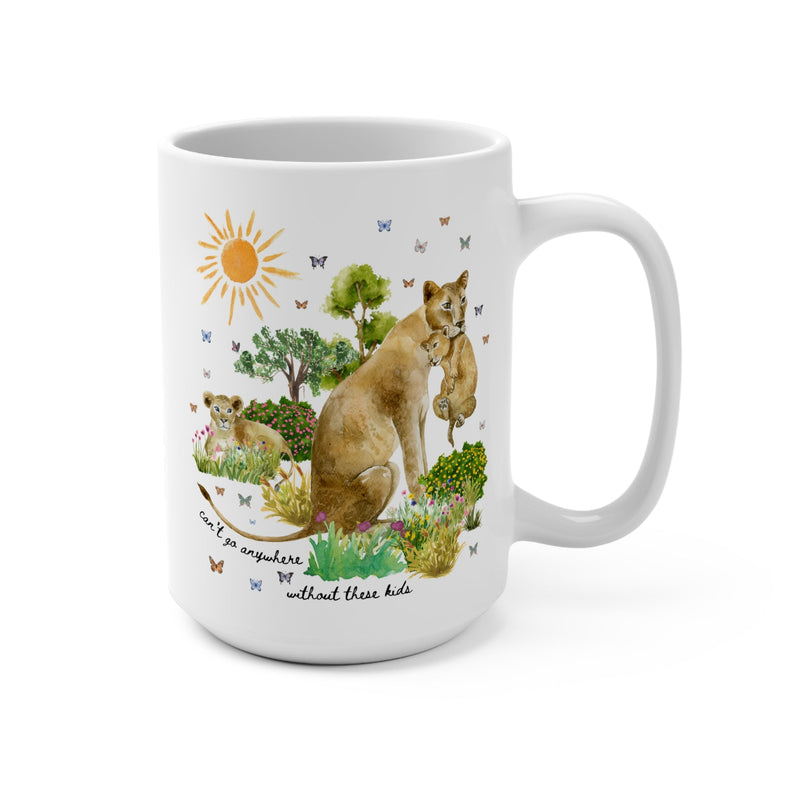 Funny Mama Coffee Mug with Lions - Opal and June