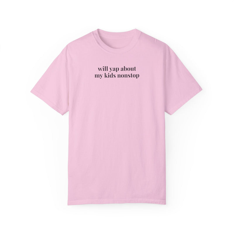 Funny Mama Tee Shirt for Mother's Day, Silly New Mom T-Shirt for Mom Who Loves to Talk About Her Kids, Mom of Twins, Mama of Toddlers Tee - Opal and June