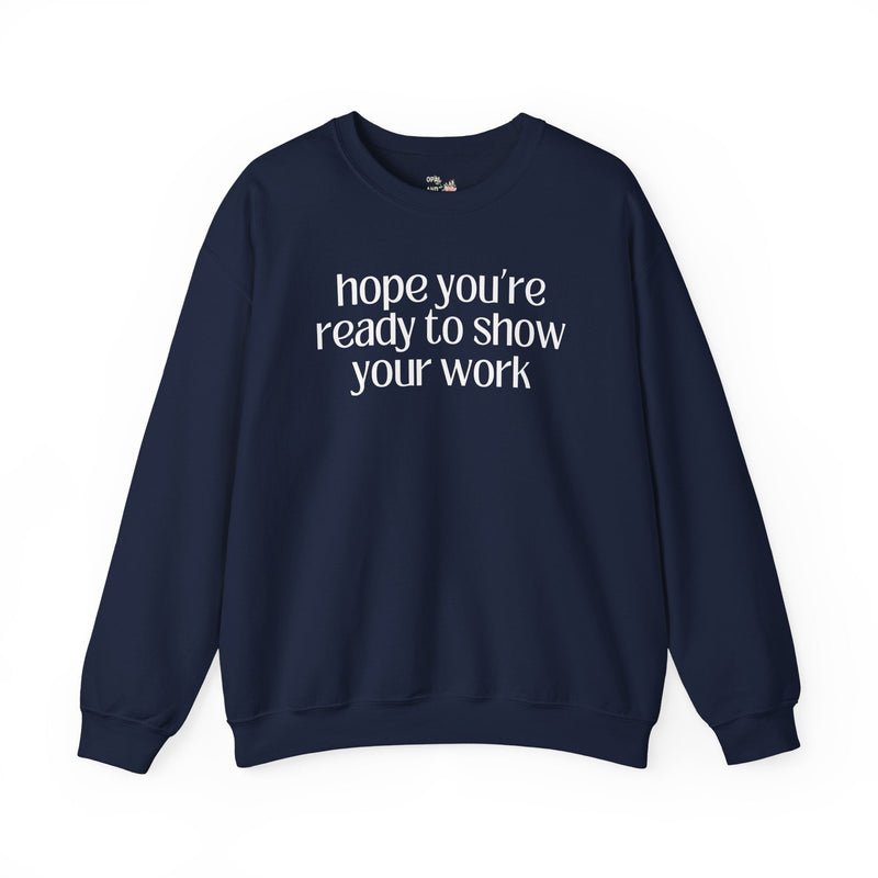 Funny Math Teacher Sweatshirt for High School Math Teacher, Middle School or Elementary School Math Teacher, Cute Back to School Math Shirt - Opal and June