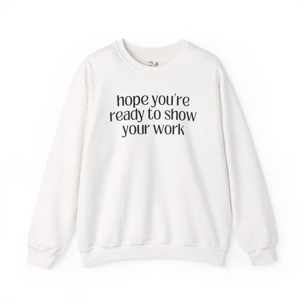 Funny Math Teacher Sweatshirt for High School Math Teacher, Middle School or Elementary School Math Teacher, Cute Back to School Math Shirt - Opal and June