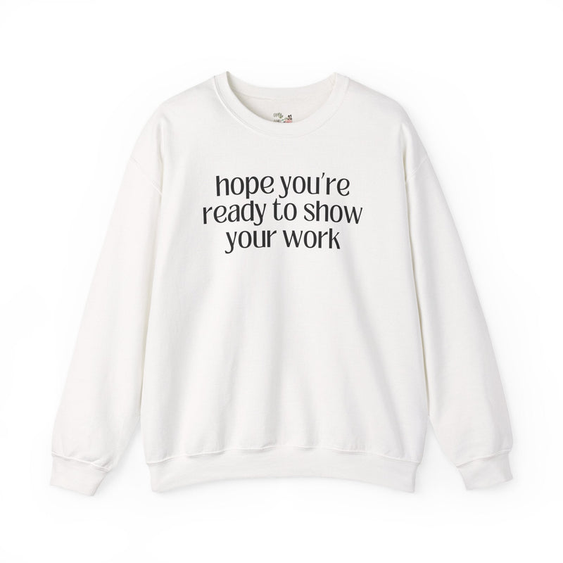 Funny Math Teacher Sweatshirt for High School Math Teacher, Middle School or Elementary School Math Teacher, Cute Back to School Math Shirt - Opal and June