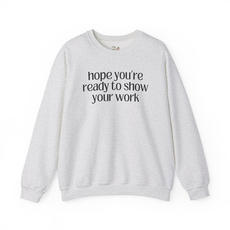 Funny Math Teacher Sweatshirt for High School Math Teacher, Middle School or Elementary School Math Teacher, Cute Back to School Math Shirt - Opal and June