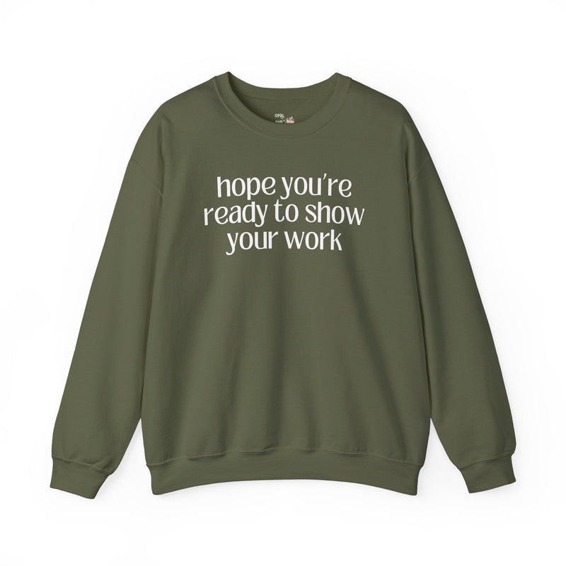 Funny Math Teacher Sweatshirt for High School Math Teacher, Middle School or Elementary School Math Teacher, Cute Back to School Math Shirt - Opal and June