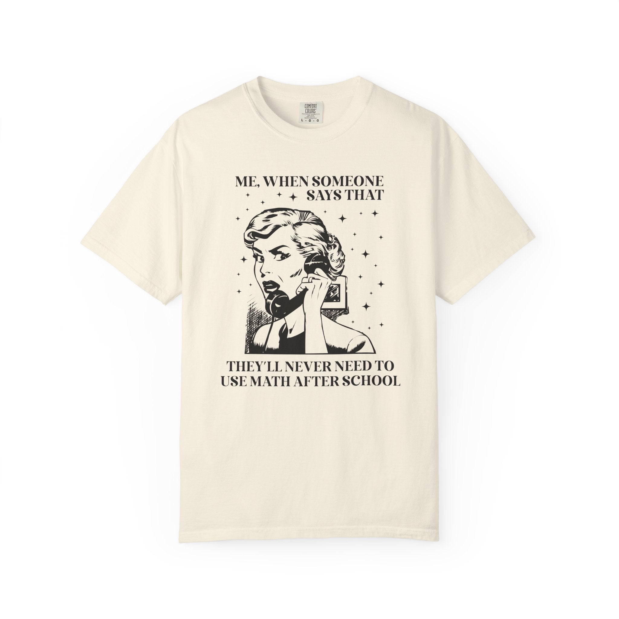 Funny Math Teacher Tee Shirt for Math Professor or Geometry Teacher, Funny Saying Math Lover Present, Math Department, Middle School Math - Opal and June