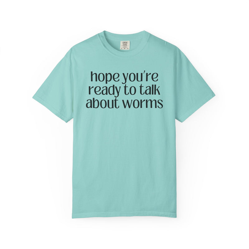 Funny Minimal Worm Tee Shirt: Vermeologist or Biology Teacher T-Shirt, Gift for Friend Who Loves Worms, Funny Sarcastic Worm Lover Present - Opal and June