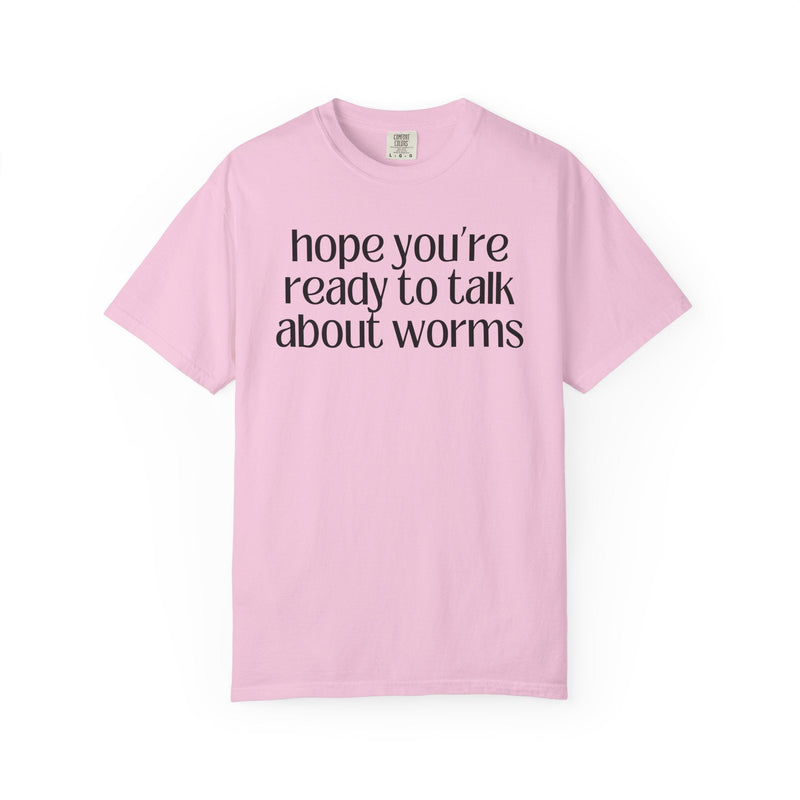 Funny Minimal Worm Tee Shirt: Vermeologist or Biology Teacher T-Shirt, Gift for Friend Who Loves Worms, Funny Sarcastic Worm Lover Present - Opal and June