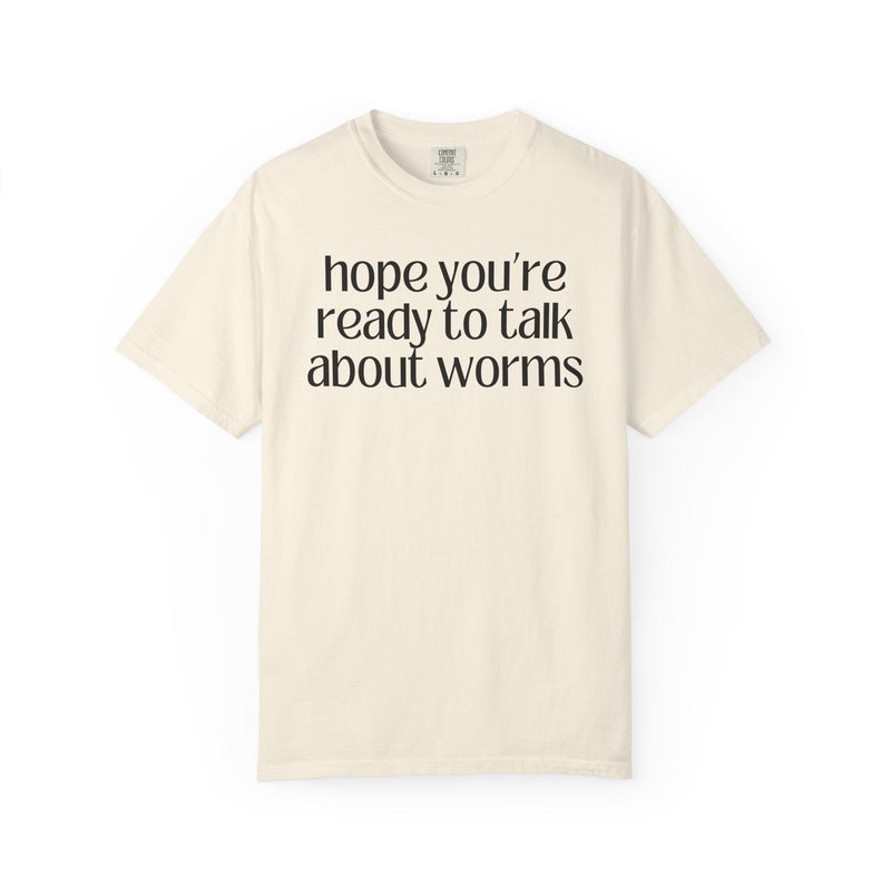 Funny Minimal Worm Tee Shirt: Vermeologist or Biology Teacher T-Shirt, Gift for Friend Who Loves Worms, Funny Sarcastic Worm Lover Present - Opal and June