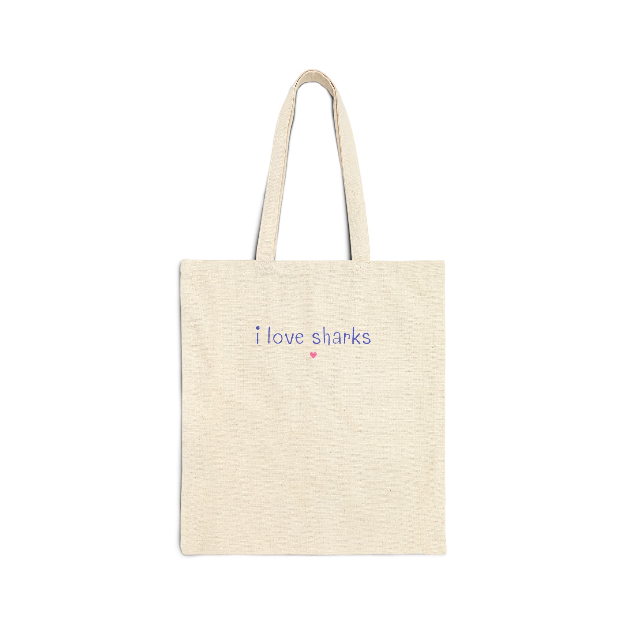 Funny Minimalist Shark Tote Bag - Opal and June
