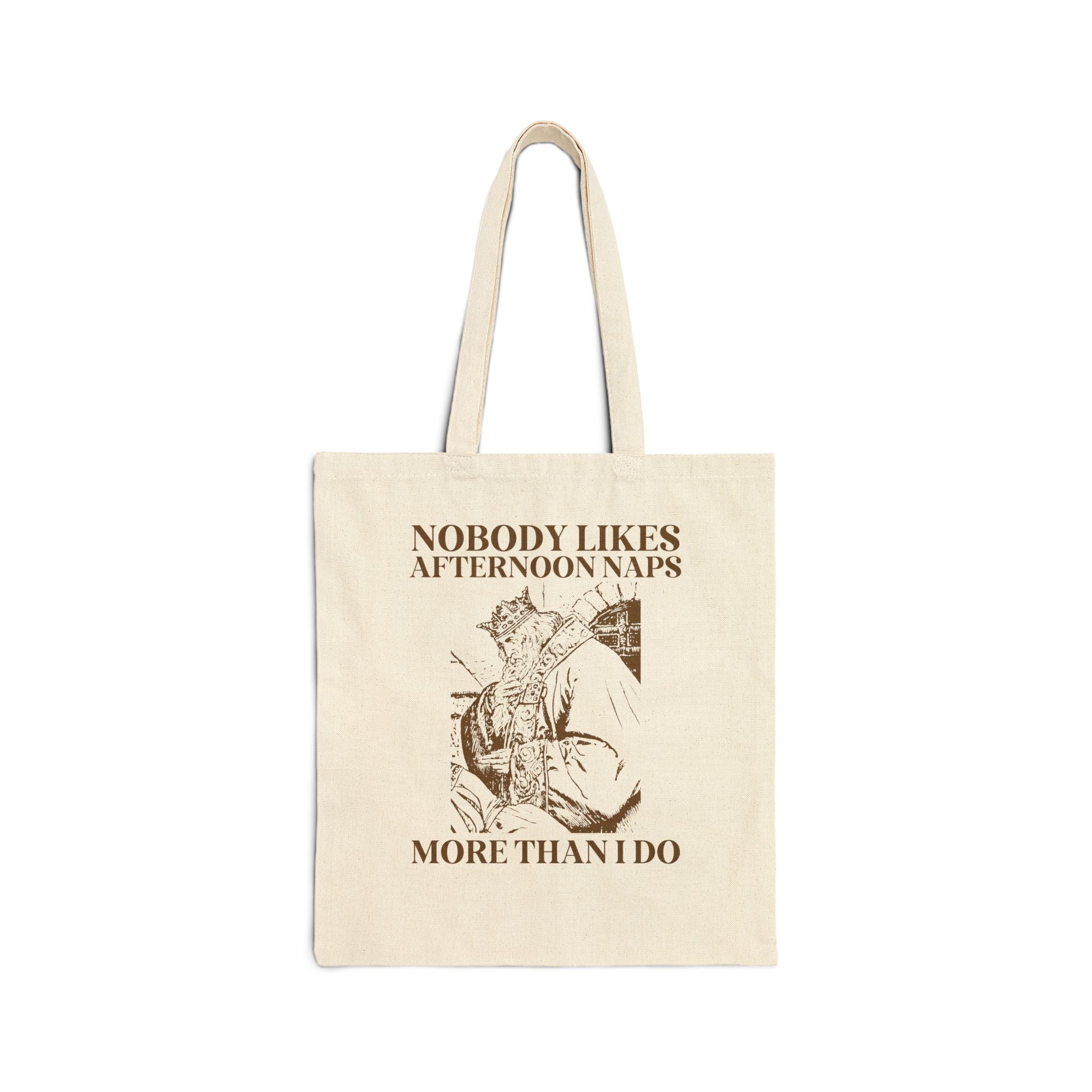 Funny Napping Tote Bag - Opal and June