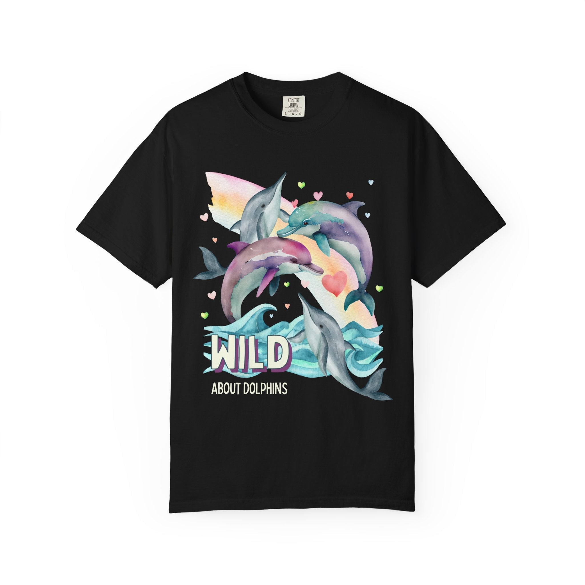 Funny Ocean Shirt for Dolphin Lover: Wild About Dolphins - Opal and June