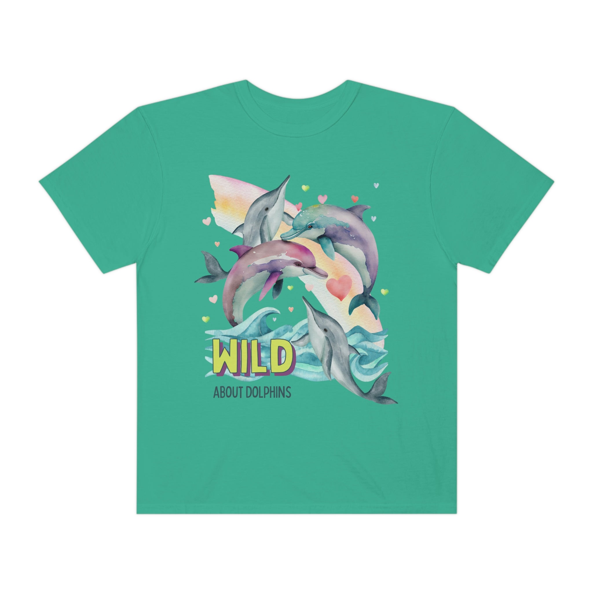 Funny Ocean Shirt for Dolphin Lover: Wild About Dolphins - Opal and June