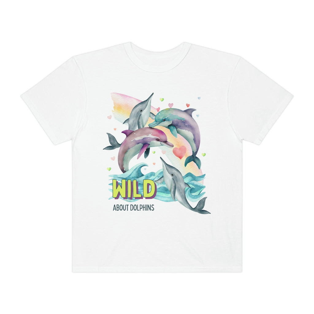 Funny Ocean Shirt for Dolphin Lover: Wild About Dolphins - Opal and June