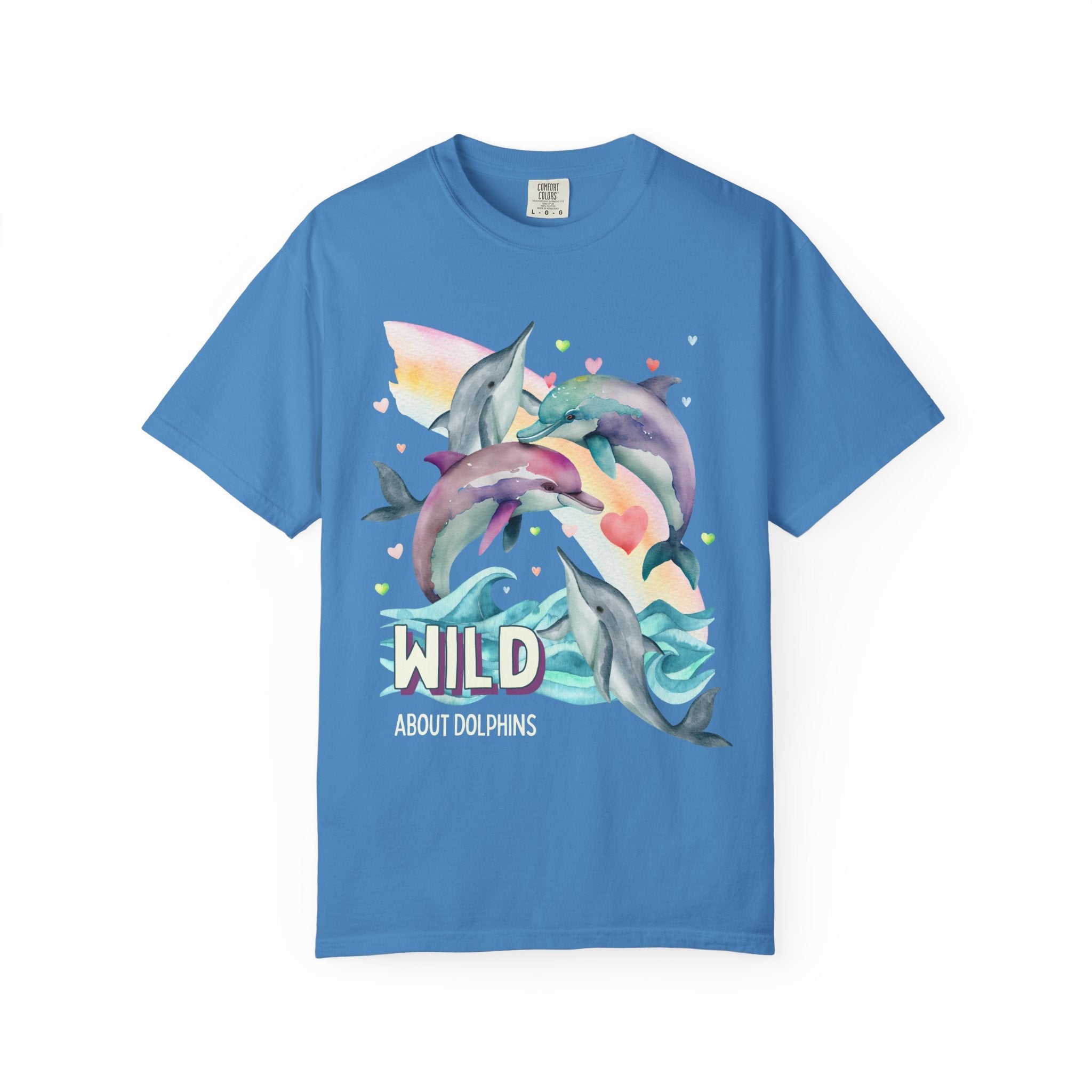 Funny Ocean Shirt for Dolphin Lover: Wild About Dolphins - Opal and June