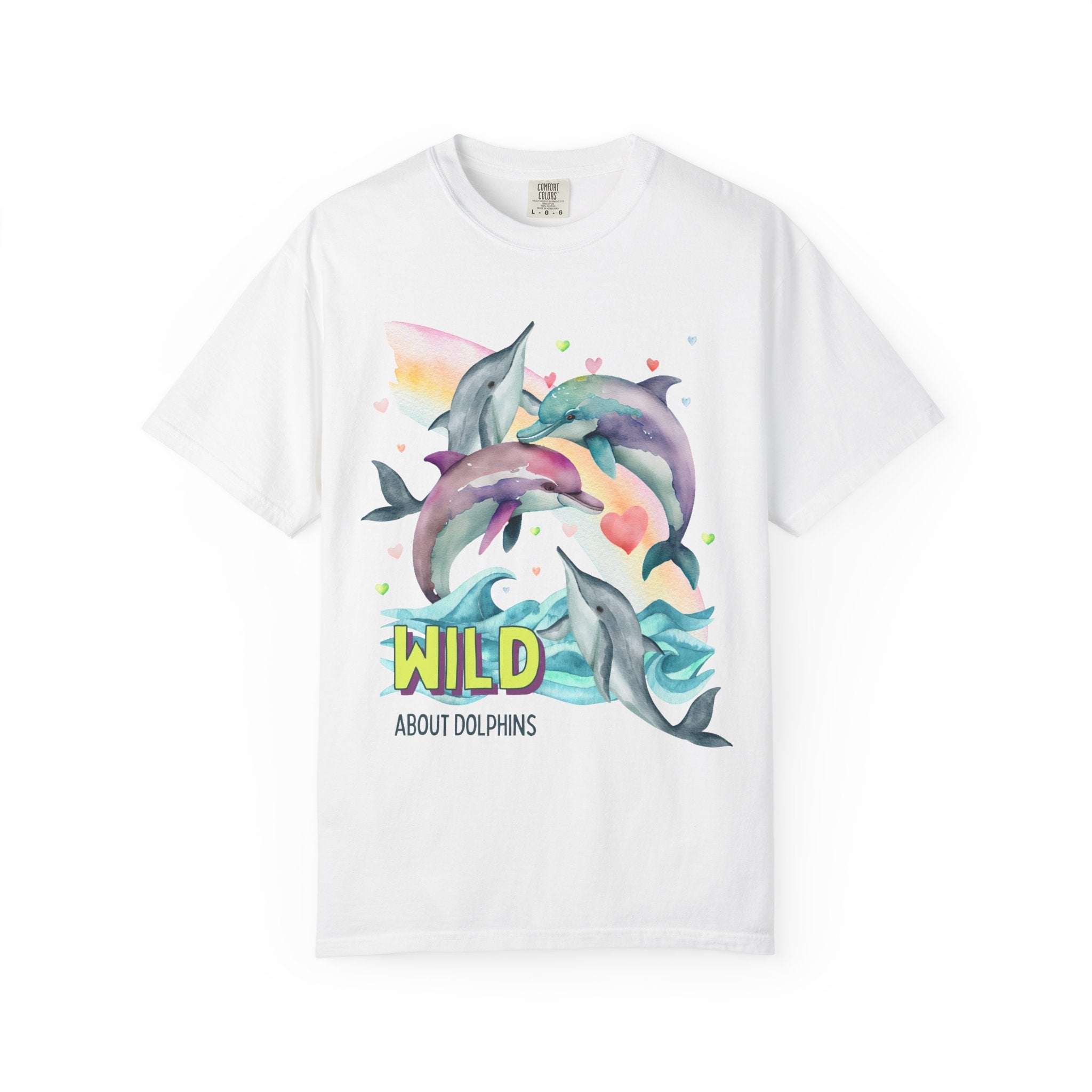 Funny Ocean Shirt for Dolphin Lover: Wild About Dolphins - Opal and June