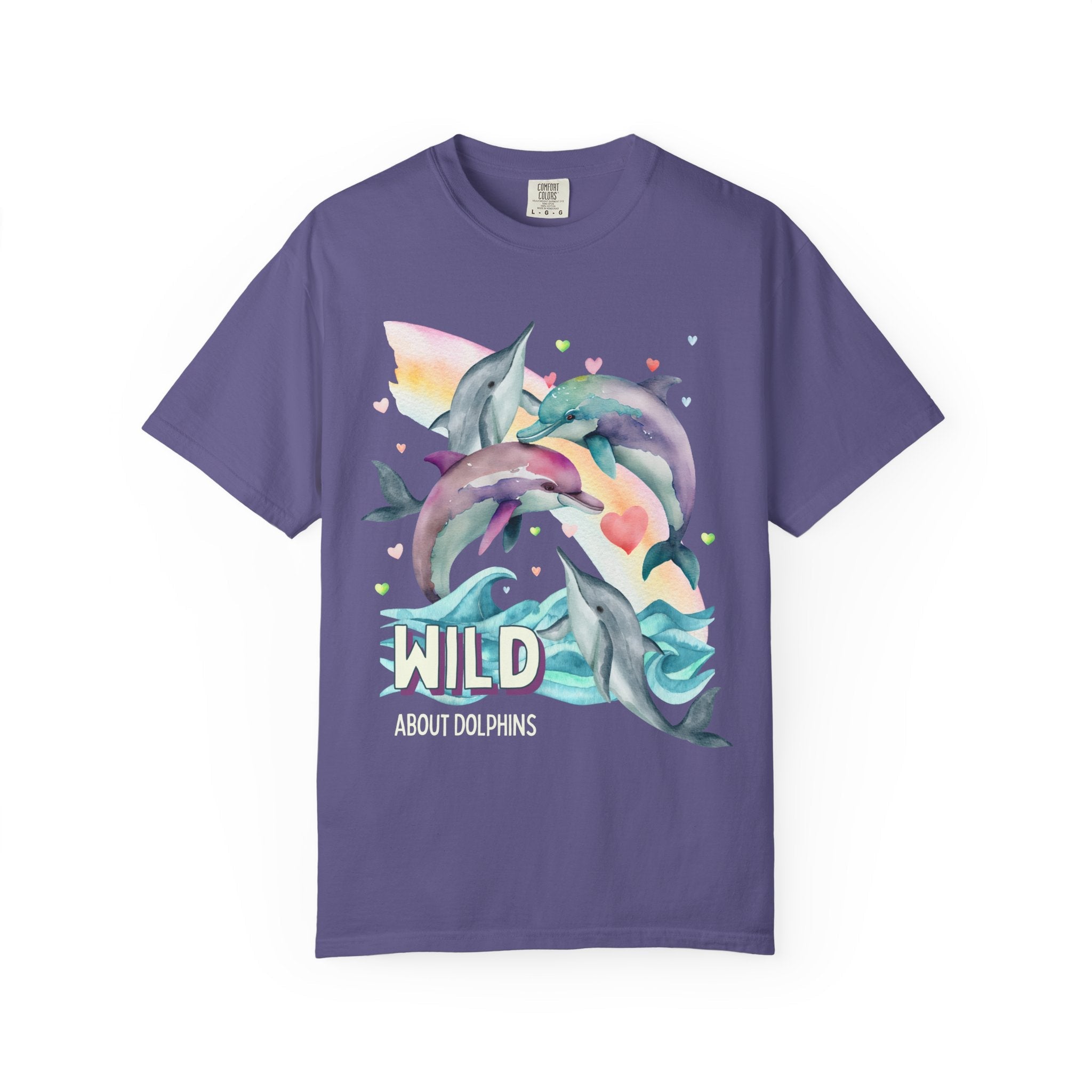 Funny Ocean Shirt for Dolphin Lover: Wild About Dolphins - Opal and June