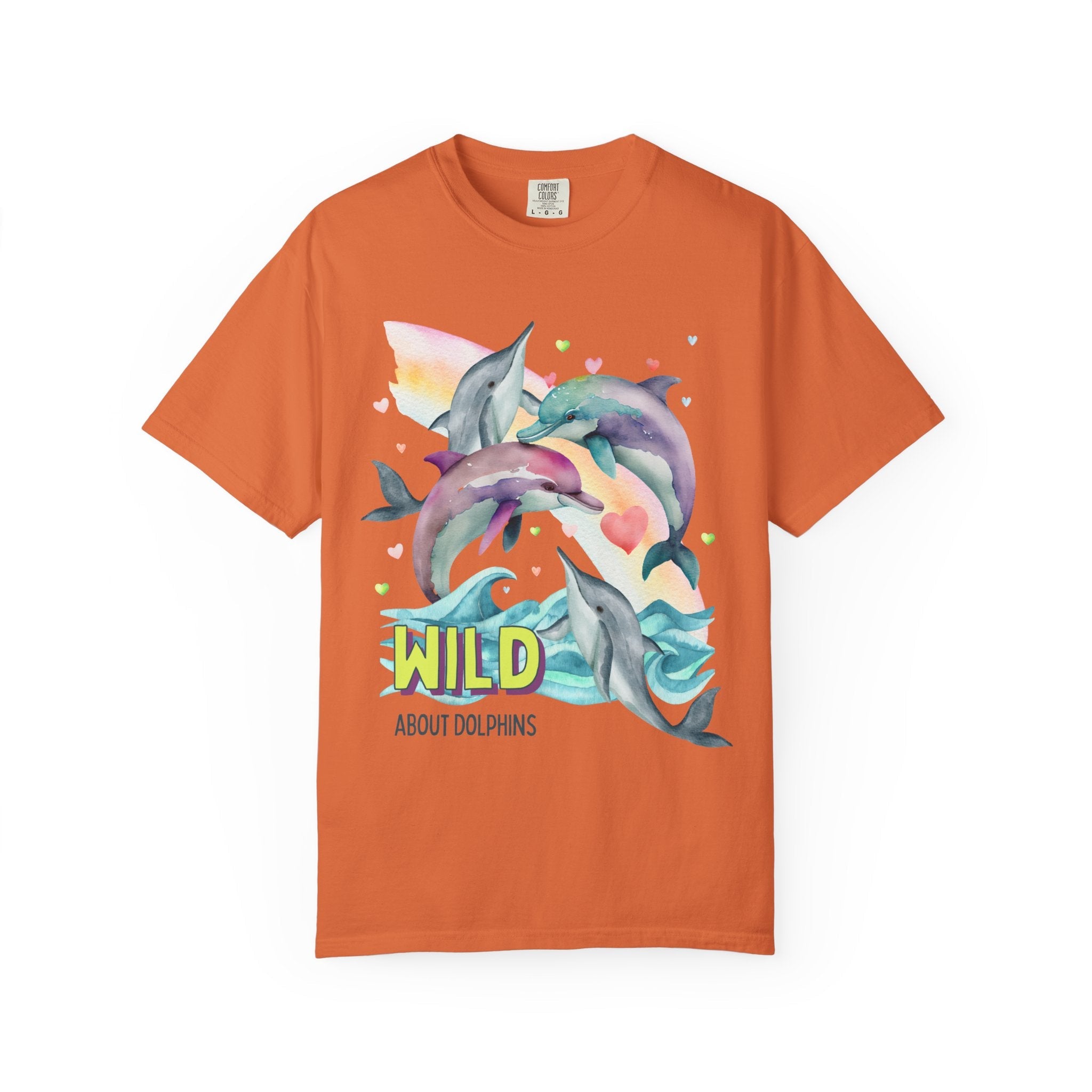 Funny Ocean Shirt for Dolphin Lover: Wild About Dolphins - Opal and June