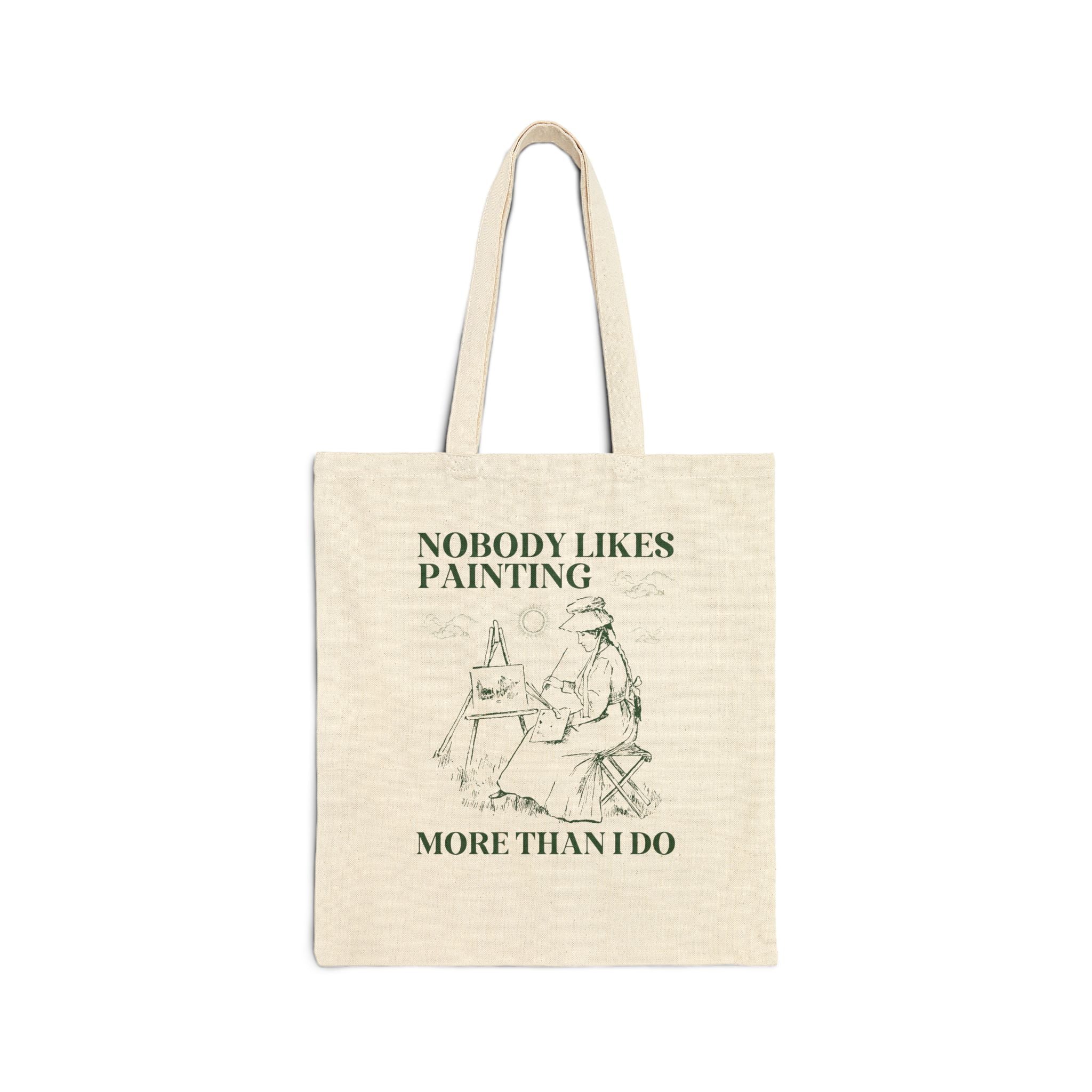 Funny Painting Gift for Friend Who Loves Painter, Silly High School Art Teacher Appreciation Gift, Tote Bag for Aspiring Watercolor Artist - Opal and June