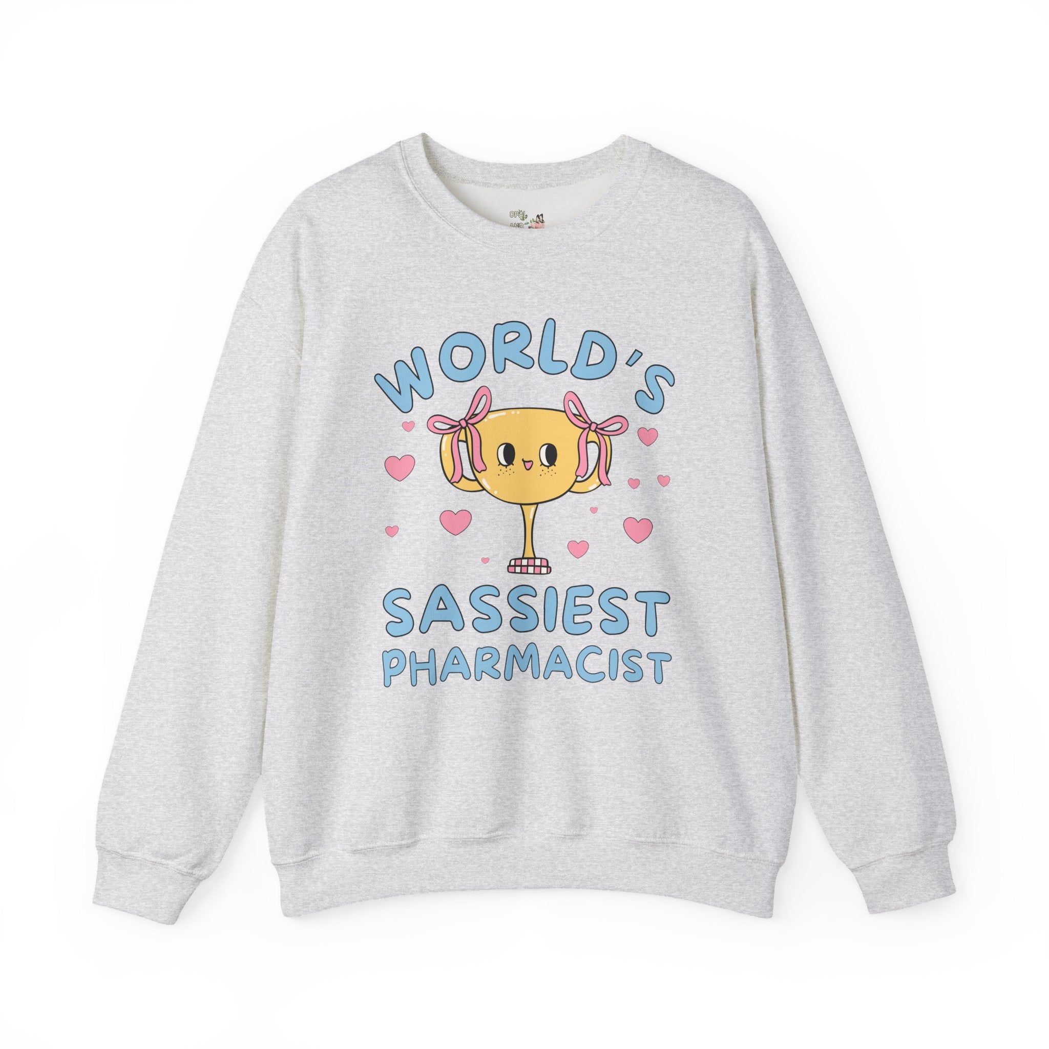 Funny Pharmacist Sweatshirt with Hearts, Pharmacy Tech Shirt, Medical Student Gift, Graduation Gift for Pharmacist, New Pharmacist Present - Opal and June