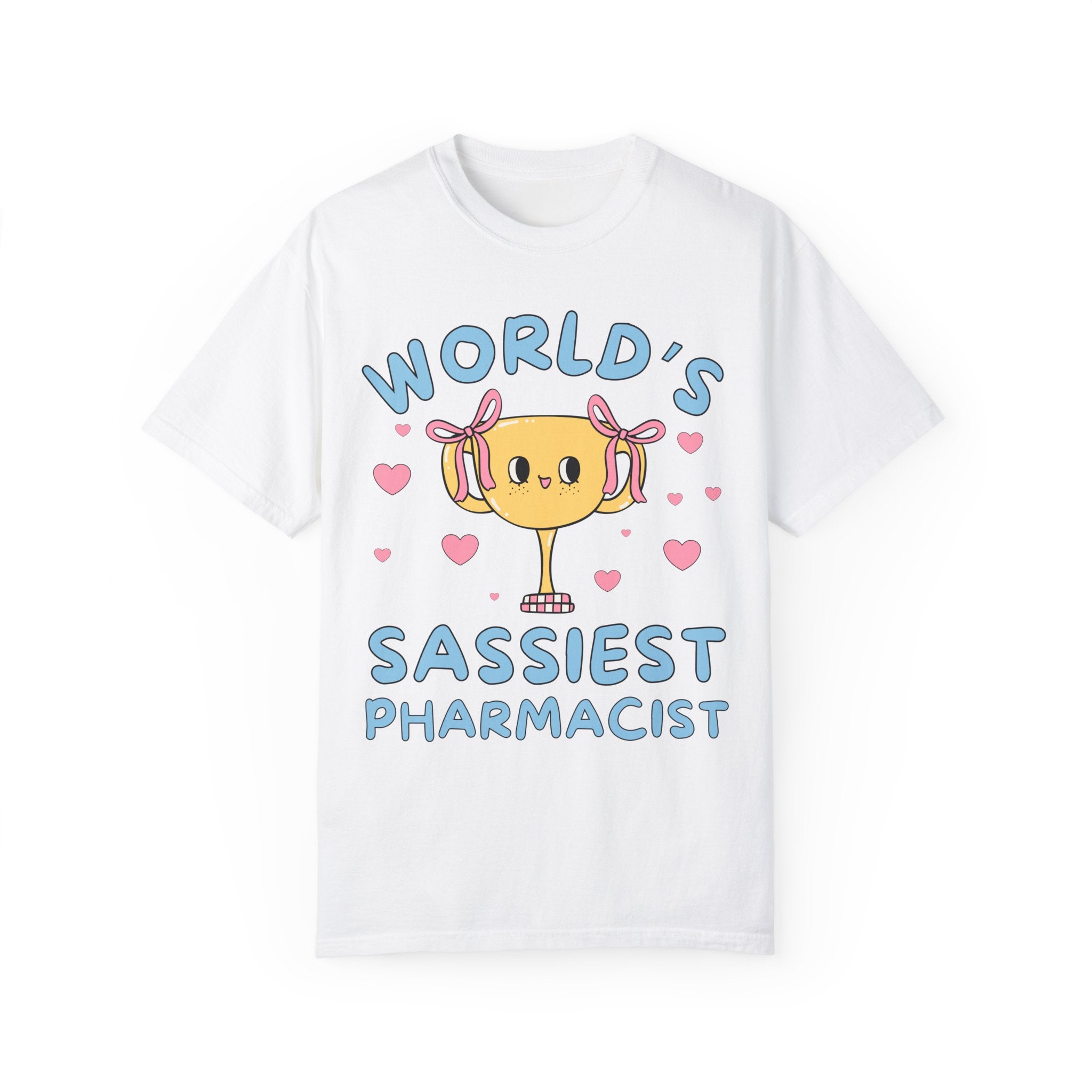 Funny Pharmacist Tee Shirt with Hearts, Pharmacy Tech T-Shirt, Medical Student Gift, Graduation Gift for Pharmacist, New Pharmacist Present - Opal and June