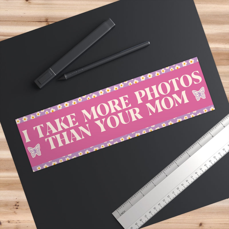 Funny Photographer Gift: I Take More Photos Than Your Mom - Opal and June