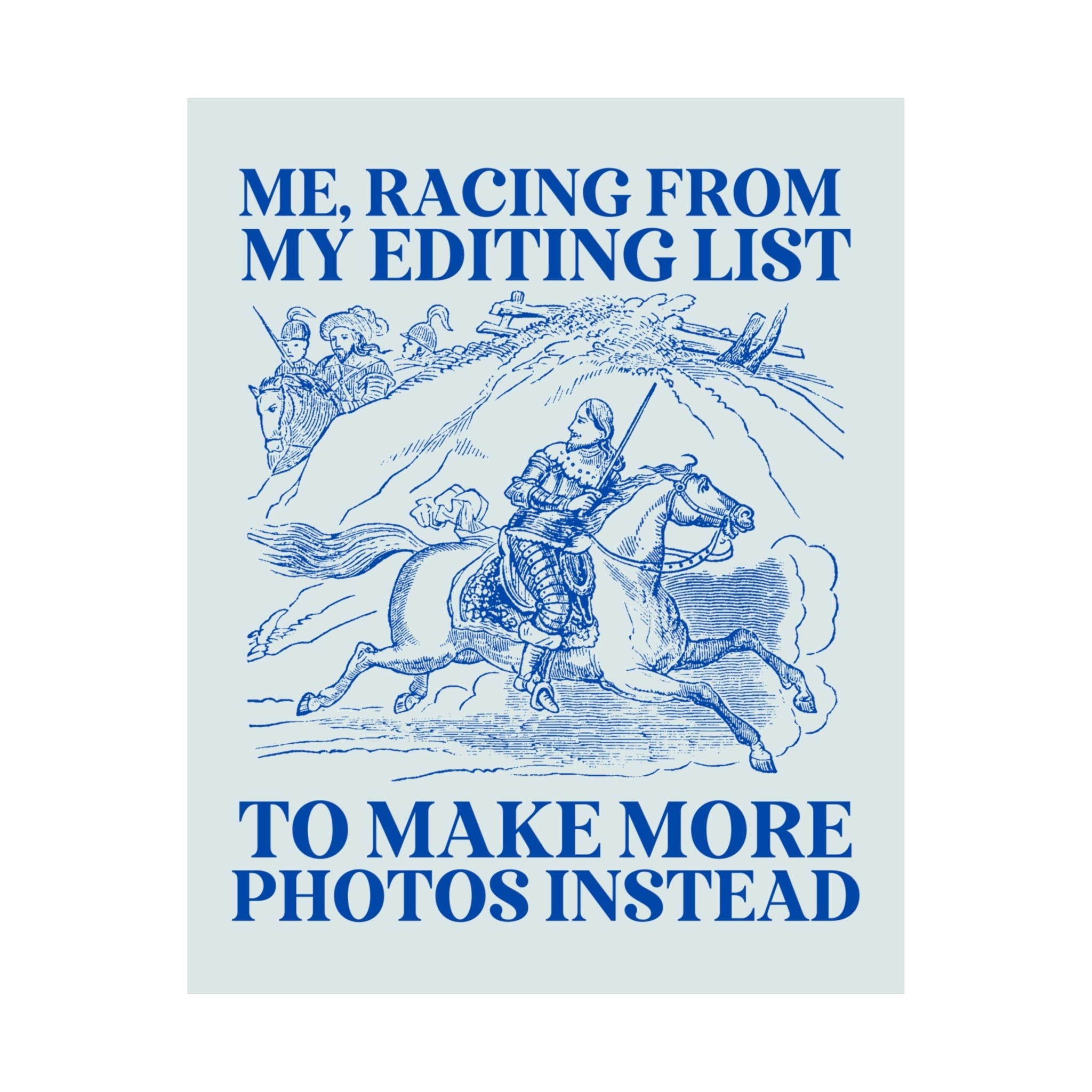 Funny Photographer Poster for Wedding Photographer - Opal and June