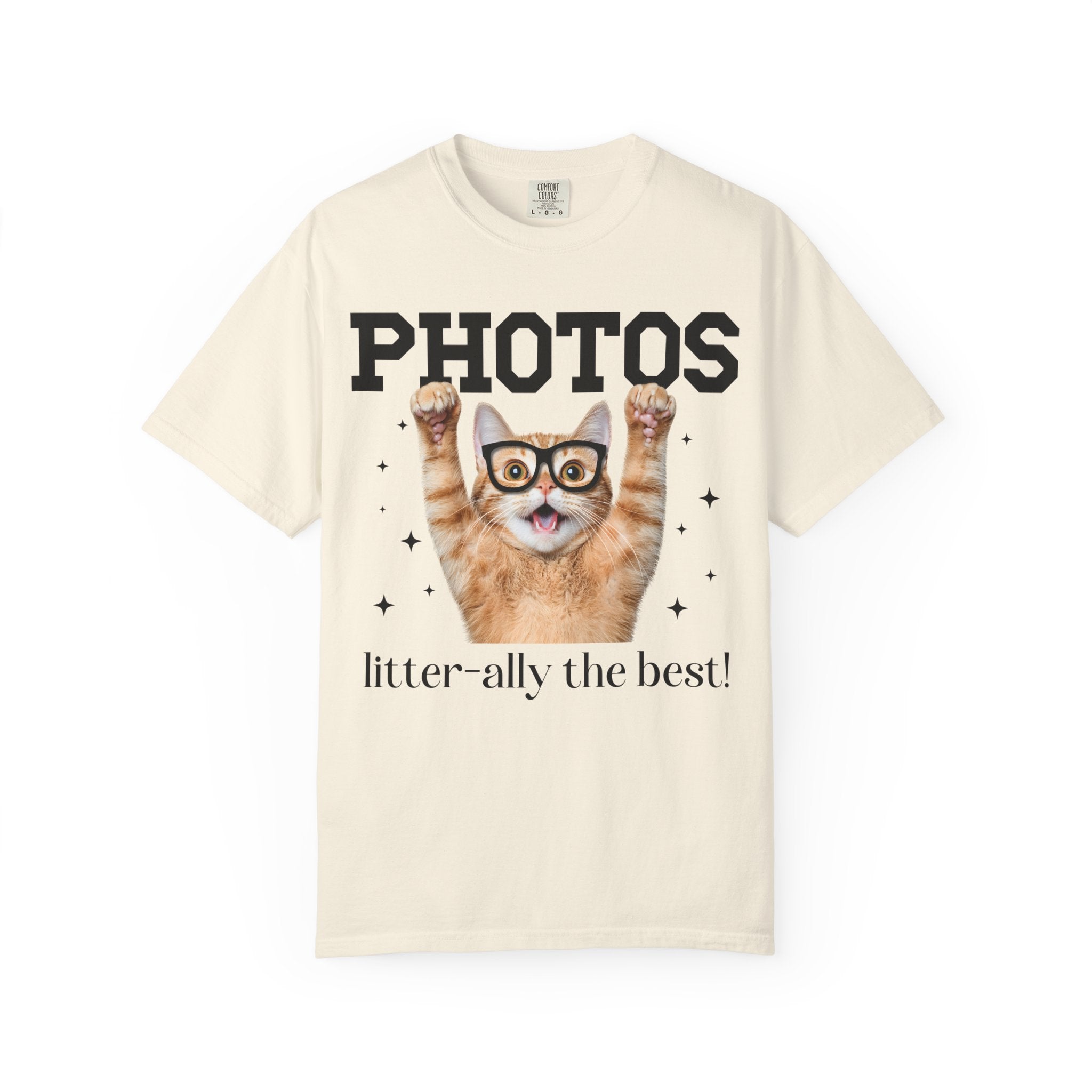 Funny Photographer Tee Shirt for Cat Lover, Cat Mom or Cat Dad Photography Major Tee with Funny Saying, Wedding or Family Photographer Gift - Opal and June