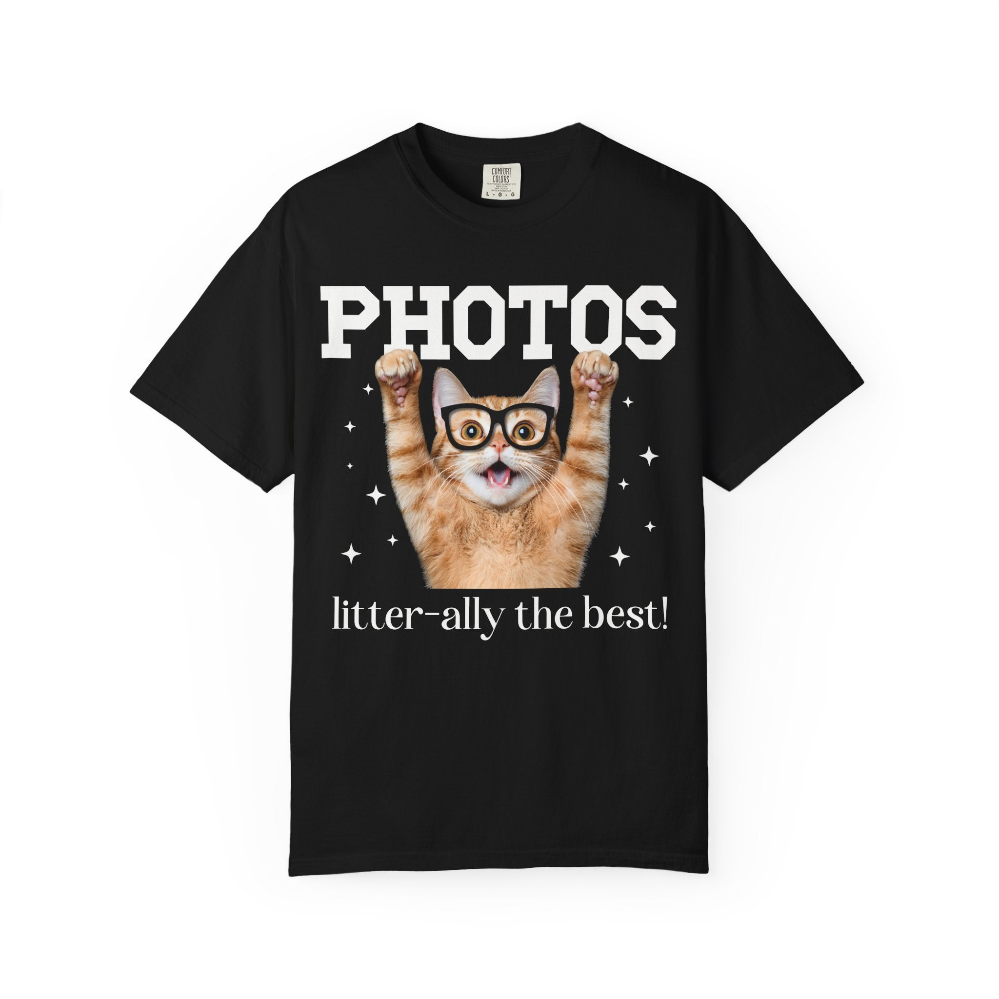 Funny Photographer Tee Shirt for Cat Lover, Cat Mom or Cat Dad Photography Major Tee with Funny Saying, Wedding or Family Photographer Gift - Opal and June