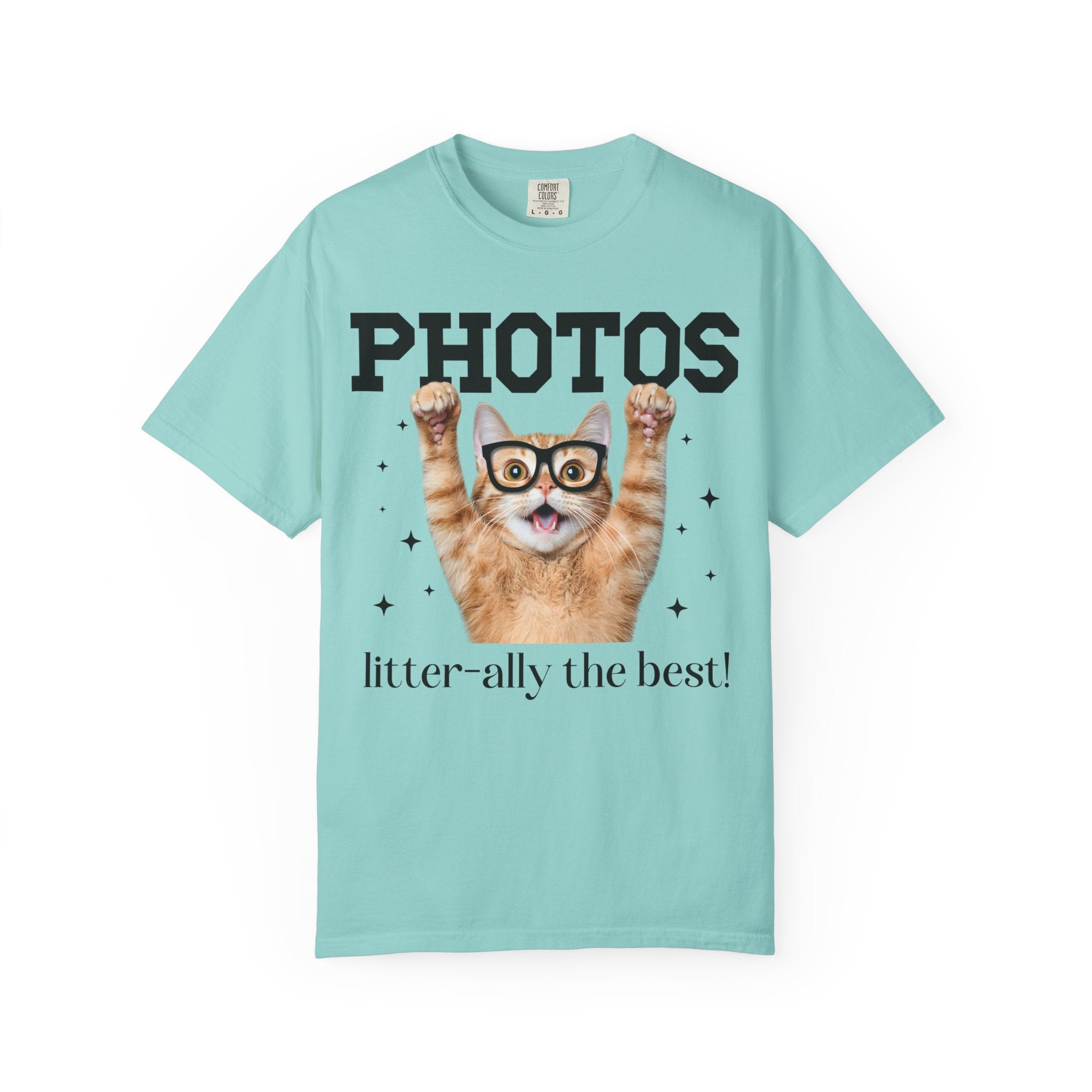 Funny Photographer Tee Shirt for Cat Lover, Cat Mom or Cat Dad Photography Major Tee with Funny Saying, Wedding or Family Photographer Gift - Opal and June