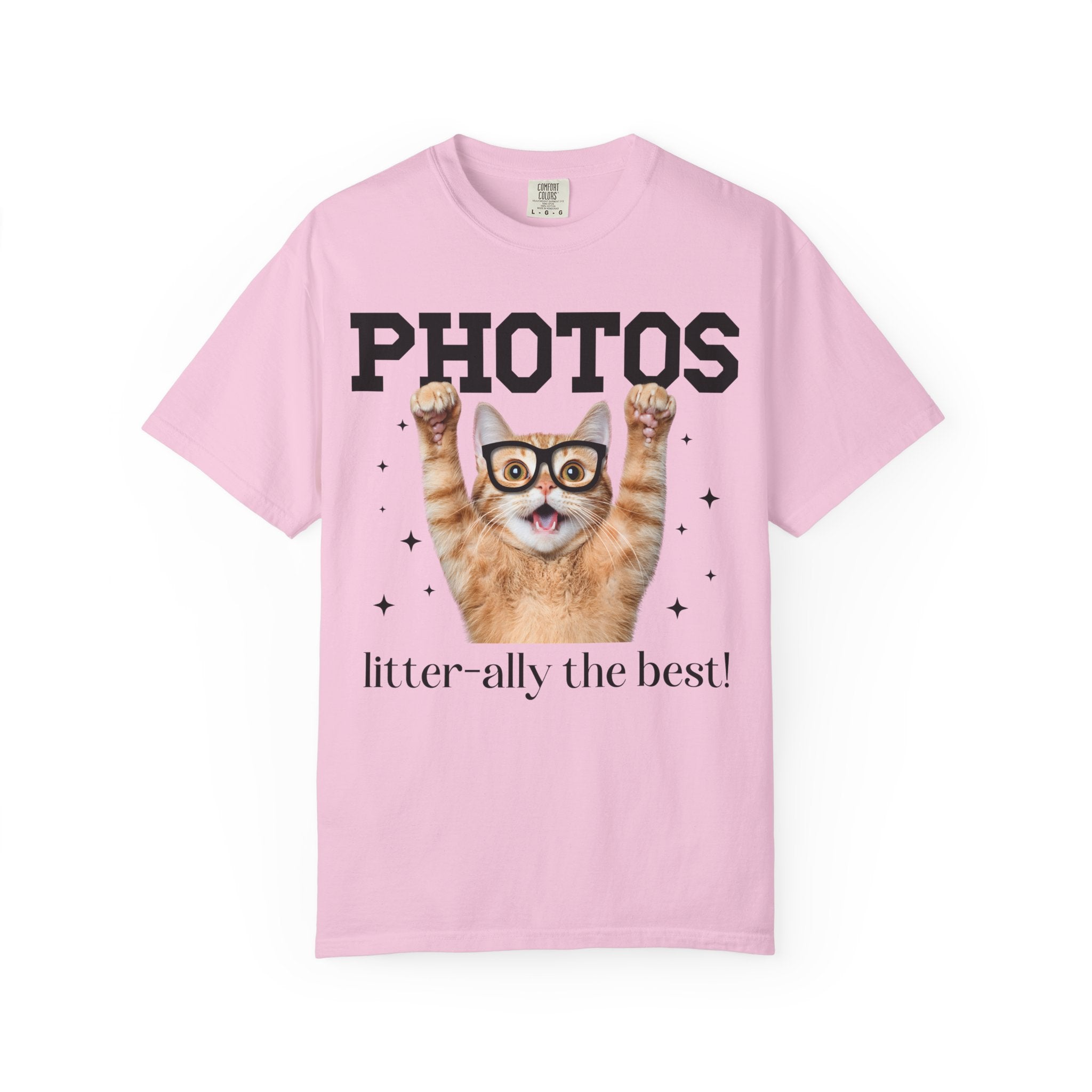 Funny Photographer Tee Shirt for Cat Lover, Cat Mom or Cat Dad Photography Major Tee with Funny Saying, Wedding or Family Photographer Gift - Opal and June
