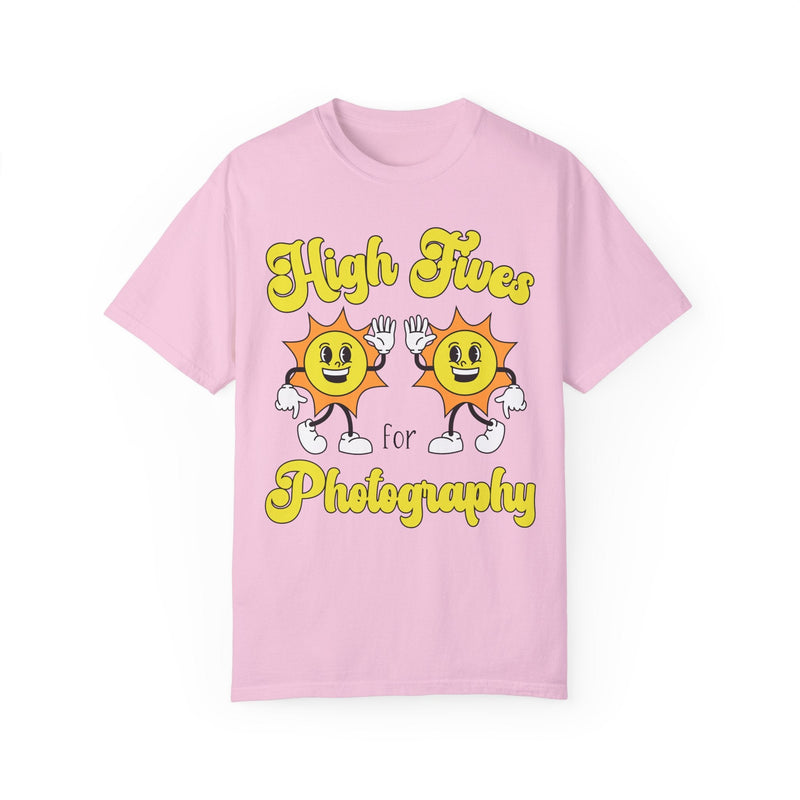 Funny Photographer Tee Shirt for Friend Who Loves Photography: High Fives for Photography | Cute Wedding Photographer Shirt, Thank You Gift - Opal and June