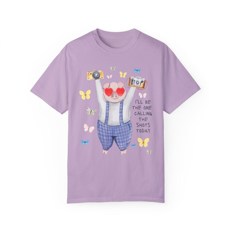 Funny Photographer Tee Shirt: I'll Be The One Calling the Shots Today, Silly Cottagecore Sweatshirt for Photographer Major Who Loves Animals - Opal and June