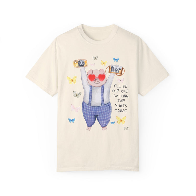 Funny Photographer Tee Shirt: I'll Be The One Calling the Shots Today, Silly Cottagecore Sweatshirt for Photographer Major Who Loves Animals - Opal and June