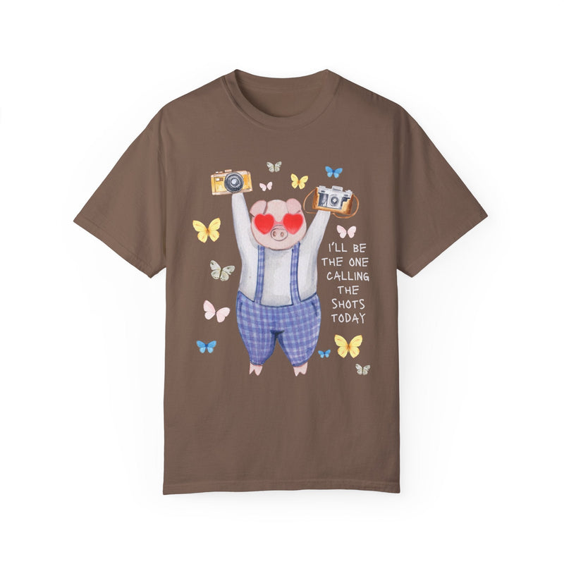 Funny Photographer Tee Shirt: I'll Be The One Calling the Shots Today, Silly Cottagecore Sweatshirt for Photographer Major Who Loves Animals - Opal and June