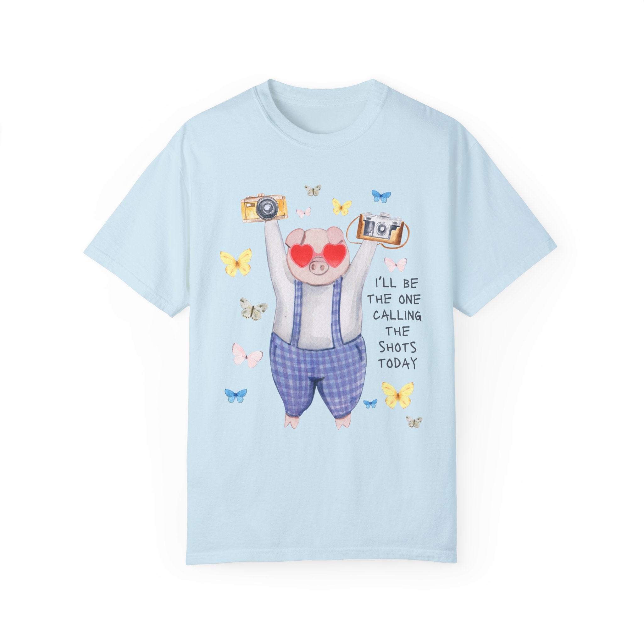 Funny Photographer Tee Shirt: I'll Be The One Calling the Shots Today, Silly Cottagecore Sweatshirt for Photographer Major Who Loves Animals - Opal and June