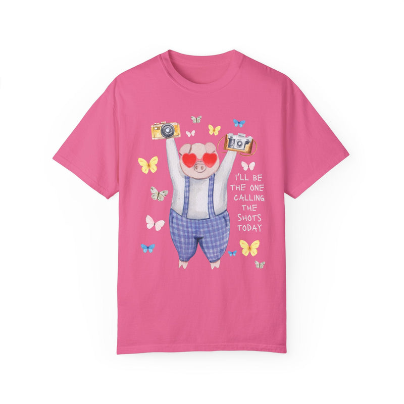 Funny Photographer Tee Shirt: I'll Be The One Calling the Shots Today, Silly Cottagecore Sweatshirt for Photographer Major Who Loves Animals - Opal and June