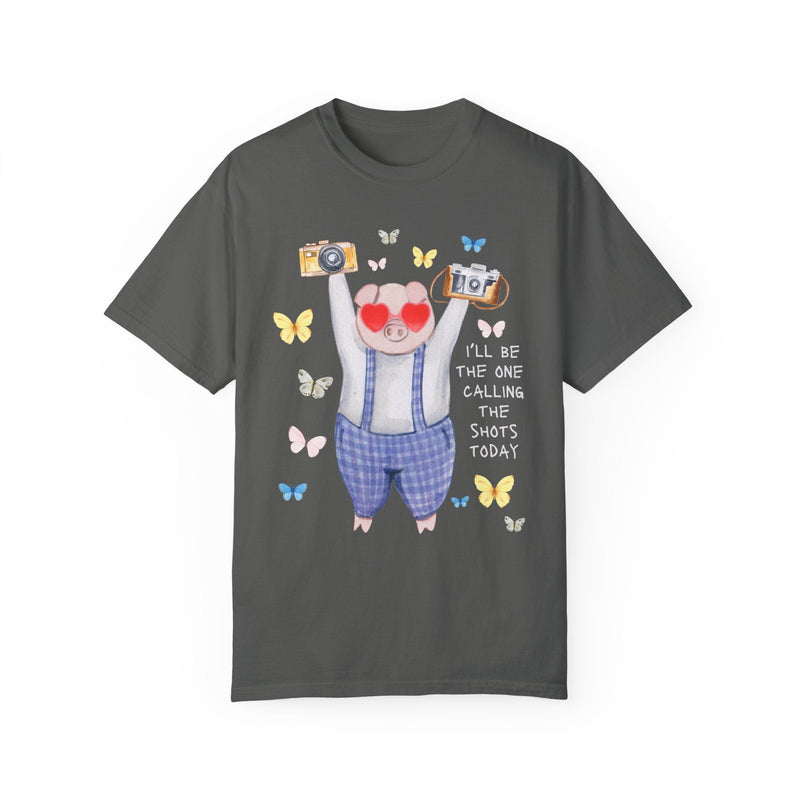 Funny Photographer Tee Shirt: I'll Be The One Calling the Shots Today, Silly Cottagecore Sweatshirt for Photographer Major Who Loves Animals - Opal and June
