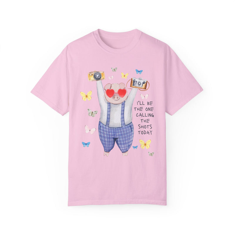 Funny Photographer Tee Shirt: I'll Be The One Calling the Shots Today, Silly Cottagecore Sweatshirt for Photographer Major Who Loves Animals - Opal and June