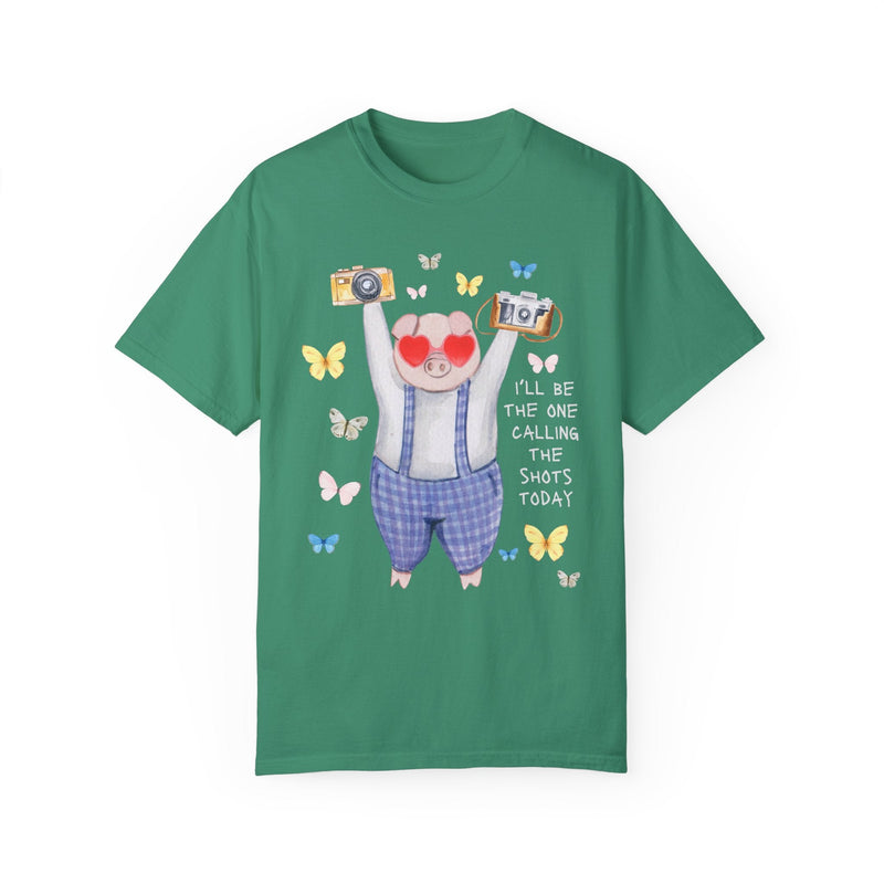 Funny Photographer Tee Shirt: I'll Be The One Calling the Shots Today, Silly Cottagecore Sweatshirt for Photographer Major Who Loves Animals - Opal and June