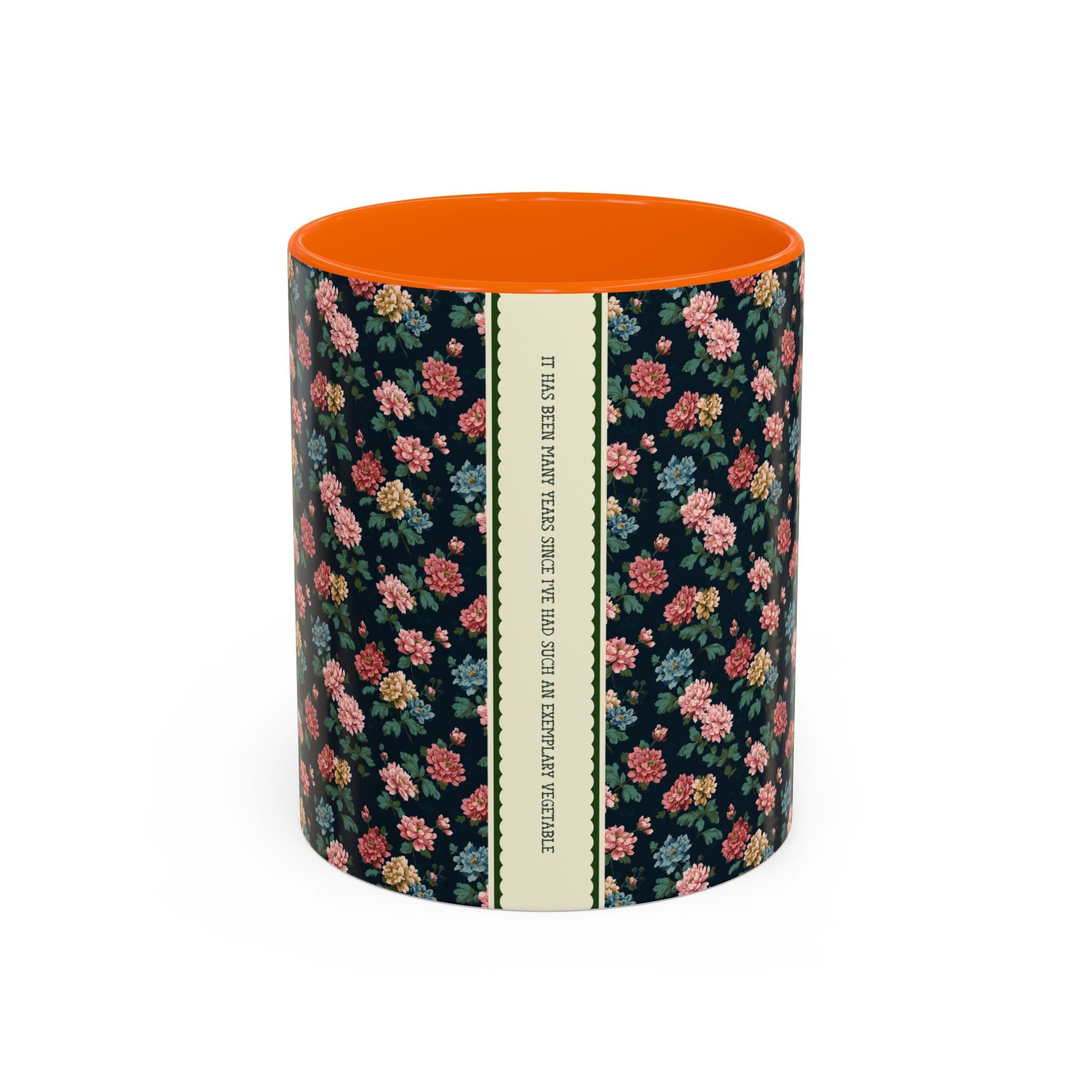 Funny Pride and Prejudice Coffee Mug, Exemplary Vegetable, Mr. Collins, Book Lover Gift, Bookworm Who Loves Jane Austen, Classic Literature - Opal and June