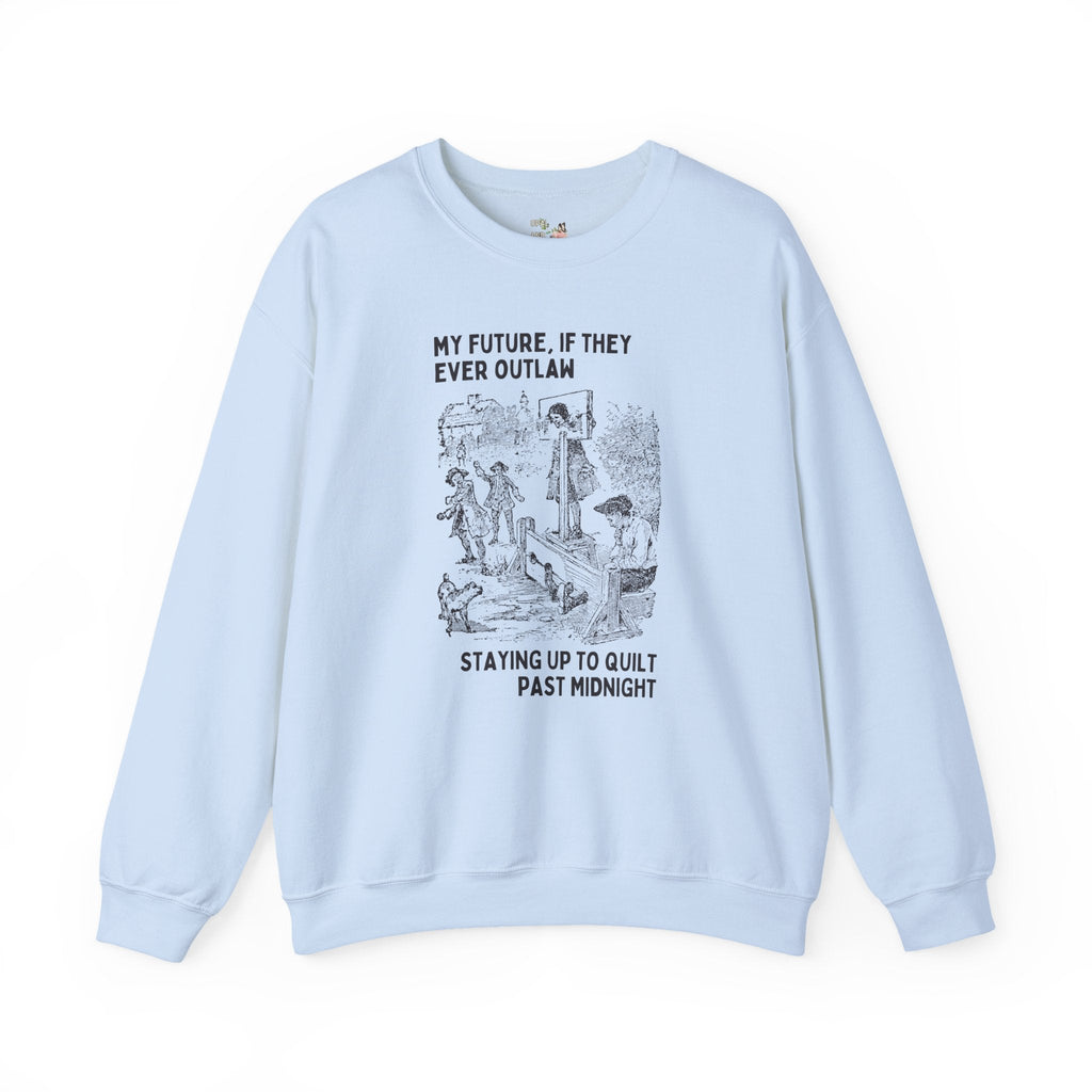 Funny Quilting Sweatshirt for Grandma Who Loves Making Quilts, Birthday Present for Quilter Who Stays Up Late Sewing, Gift for Quiltmaker - Opal and June